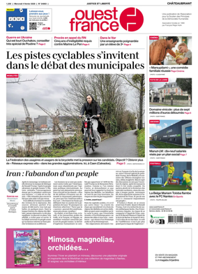 Cover of Ouest France (Chateaubriant)