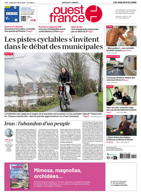 Cover of Ouest France (Les Sables-d'Olonne)