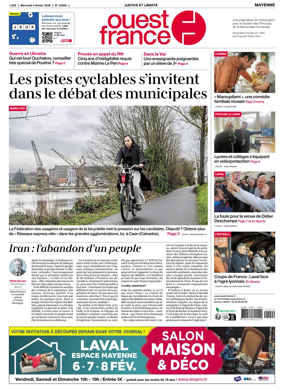 Cover of Ouest France (Mayenne)