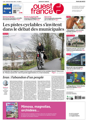 Cover of Ouest France (Pornic / Pays de Retz)