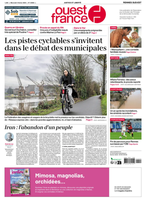 Cover of Ouest-France (Rennes Sud-Est)