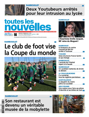 Cover of Toutes les Nouvelles (Rambouillet / Chevreuse)
