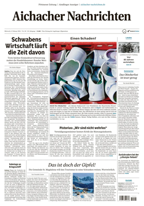 Cover of Aichacher Nachrichten