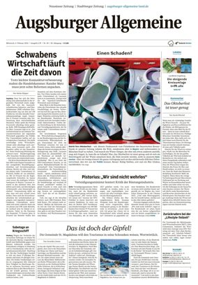 Cover of Augsburger Allgemeine (Land West)