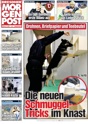 Cover of Dresdner Morgenpost
