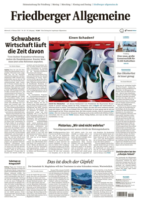 Cover of Friedberger Allgemeine