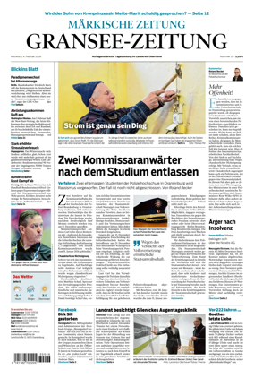 Cover of Gransee-Zeitung
