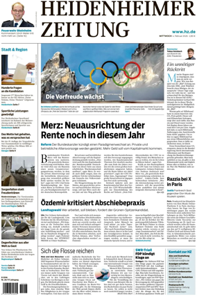 Cover of Heidenheimer Zeitung
