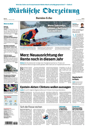 Cover of Markische Oderzeitung Bernau