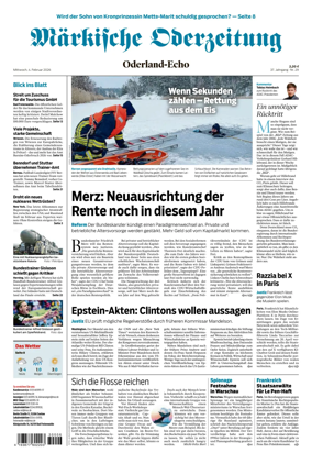 Cover of Markische Oderzeitung Oderland-Echo