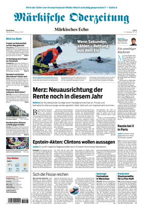 Cover of Markische Oderzeitung Strausberg