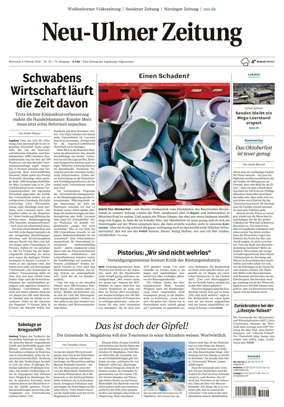 Cover of Neu-Ulmer Zeitung