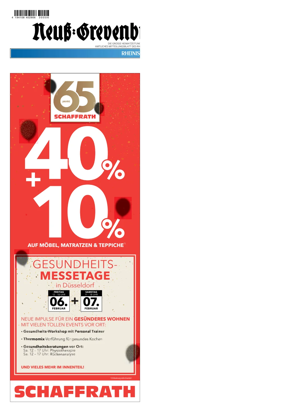 Cover of Neuss-Grevenbroicher Zeitung Neuss