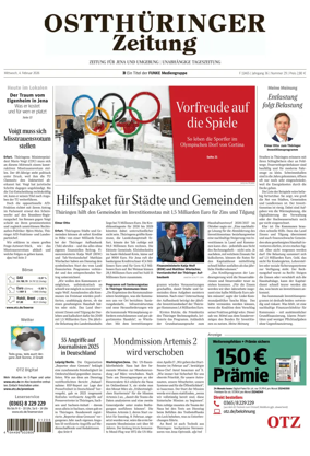 Cover of Ostthuringer Zeitung (Jena)