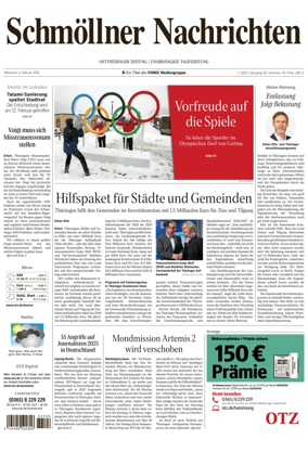 Cover of Ostthuringer Zeitung (Schmolln)