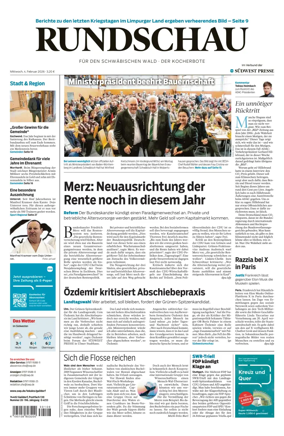 Cover of Rundschau fur den Schwabischen Wald – Der Kocherbote