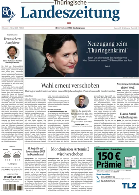 Cover of Thuringische Landeszeitung (Gera)