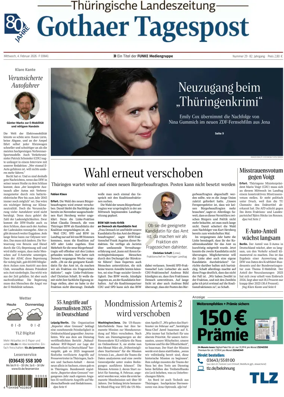 Cover of Thuringische Landeszeitung (Gotha)