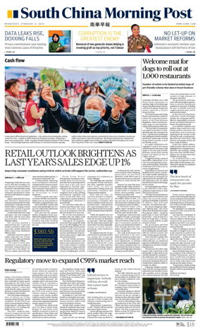 Cover of South China Morning Post
