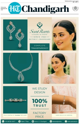 Cover of Hindustan Times (Chandigarh) - Live