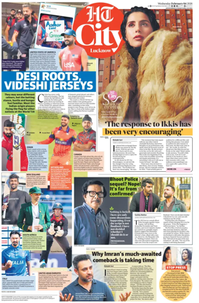 Cover of Hindustan Times (Lucknow) - Live