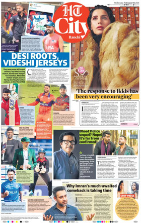 Cover of Hindustan Times (Ranchi) - Live