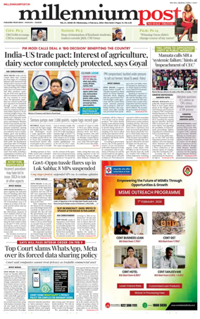 Cover of Millennium Post