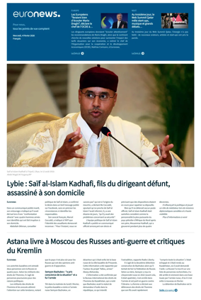 Cover of EuroNews (French Edition)