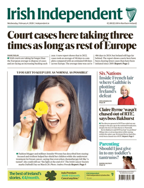 Cover of Irish Independent