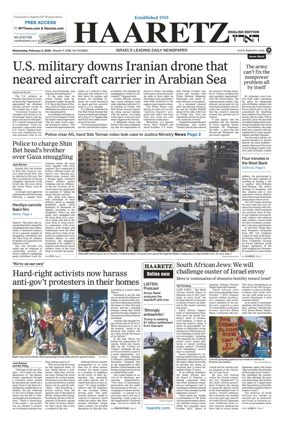 Cover of Haaretz english edition