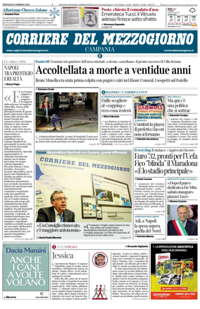 Cover of Corriere del Mezzogiorno (Campania)