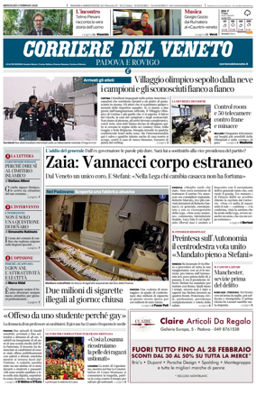 Cover of Corriere del Veneto (Padova e Rovigo)