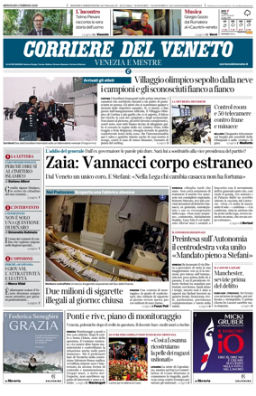 Cover of Corriere del Veneto (Venezia e Mestre)