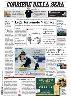 Cover of Corriere della Sera
