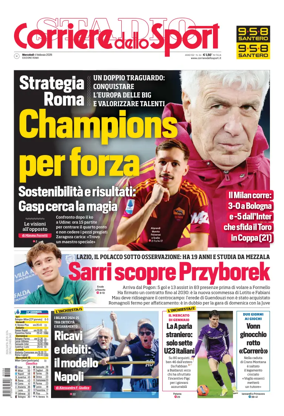 Cover of Corriere dello Sport (Lazio)