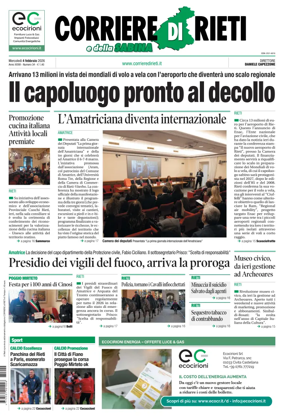 Cover of Corriere di Rieti