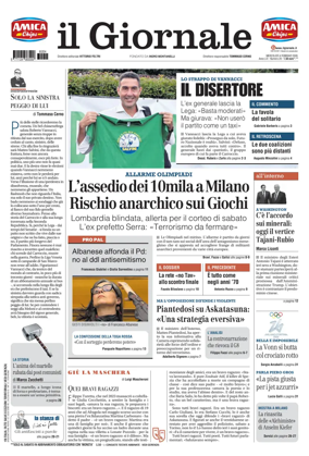 Cover of Il Giornale (Italy)