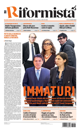 Cover of Il Riformista (Italy)