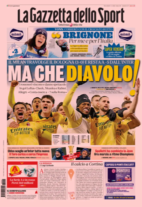 Cover of La Gazzetta dello Sport - Napoli