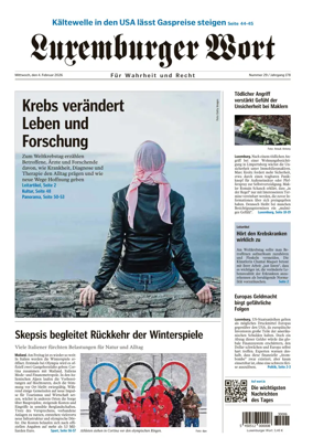Cover of Luxemburger Wort