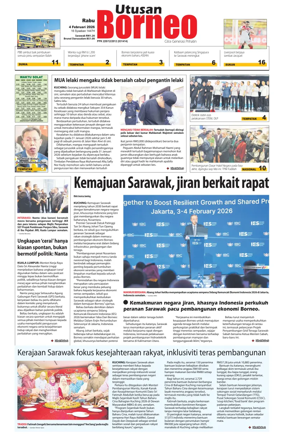 Cover of Utusan Borneo (Sarawak)