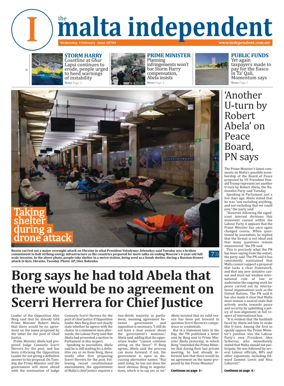 Cover of Malta Independent