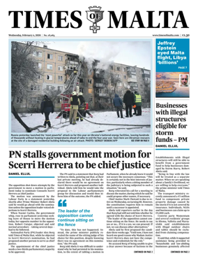 Cover of Times of Malta