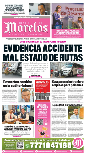 Cover of Diario de Morelos