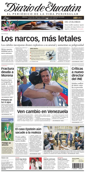 Cover of Diario de Yucatan