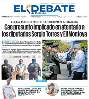 Cover of El Debate de Culiacan