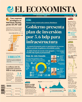 Cover of El Economista (Mexico)