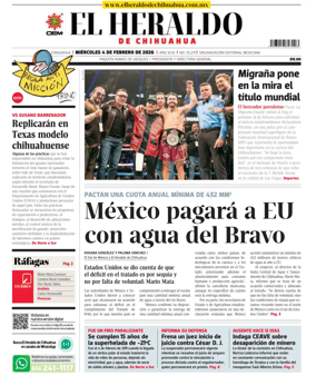 Cover of El Heraldo de Chihuahua
