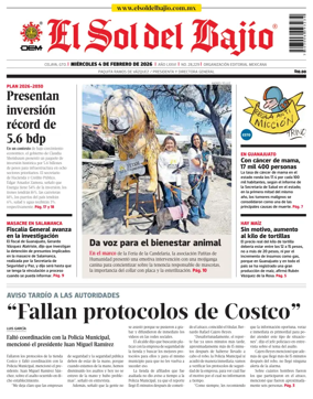 Cover of El Sol de Bajio