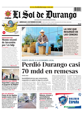 Cover of El Sol de Durango